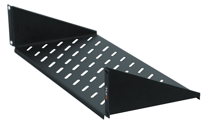 Полка фронтальная 19" 2U 600 мм TLK, серая