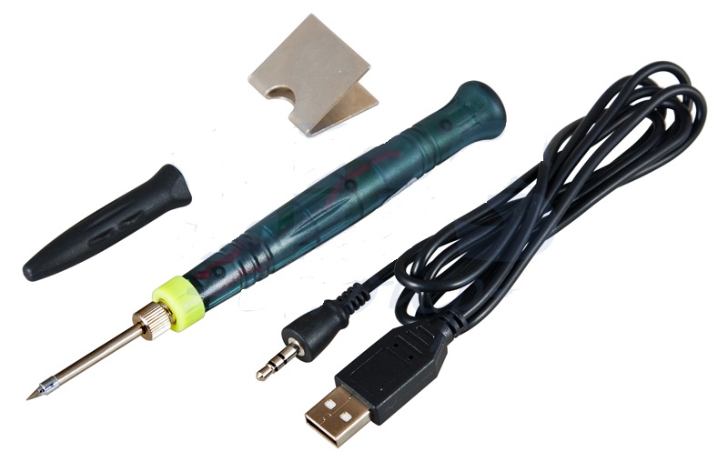 Паяльник мини 5 В/8 Вт Rexant, питание через USB