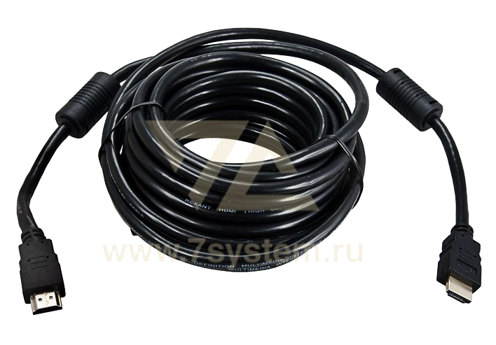 Шнур HDMI - HDMI GOLD Rexant, с фильтром, 15 м