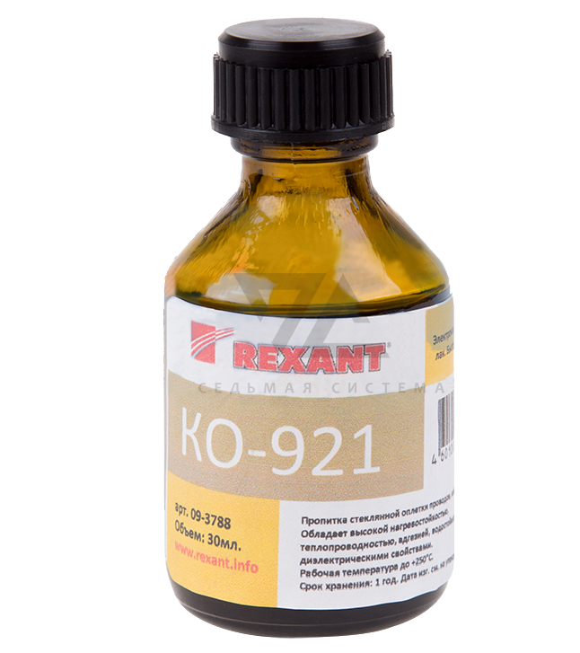 Лак электроизоляционный KO-921, 30 мл, Rexant