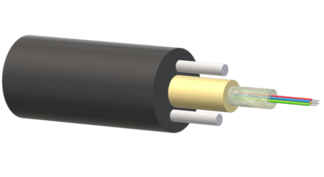 Кабель оптический X-Line ADSS, 4 волокна G.652, 1 кН