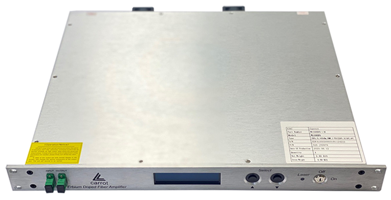 Усилитель оптический EDFA WE1550EDFA-1-18 Carrot, 18 дБм, SNMP, 2БП