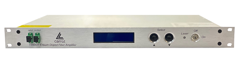 Усилитель оптический EDFA WE1550EDFA-1-23 Carrot, 23дБм, SNMP, 2БП