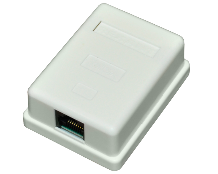 Розетка компьютерная RJ-45, X-line, 8P-8C, CAT5e, 1 порт