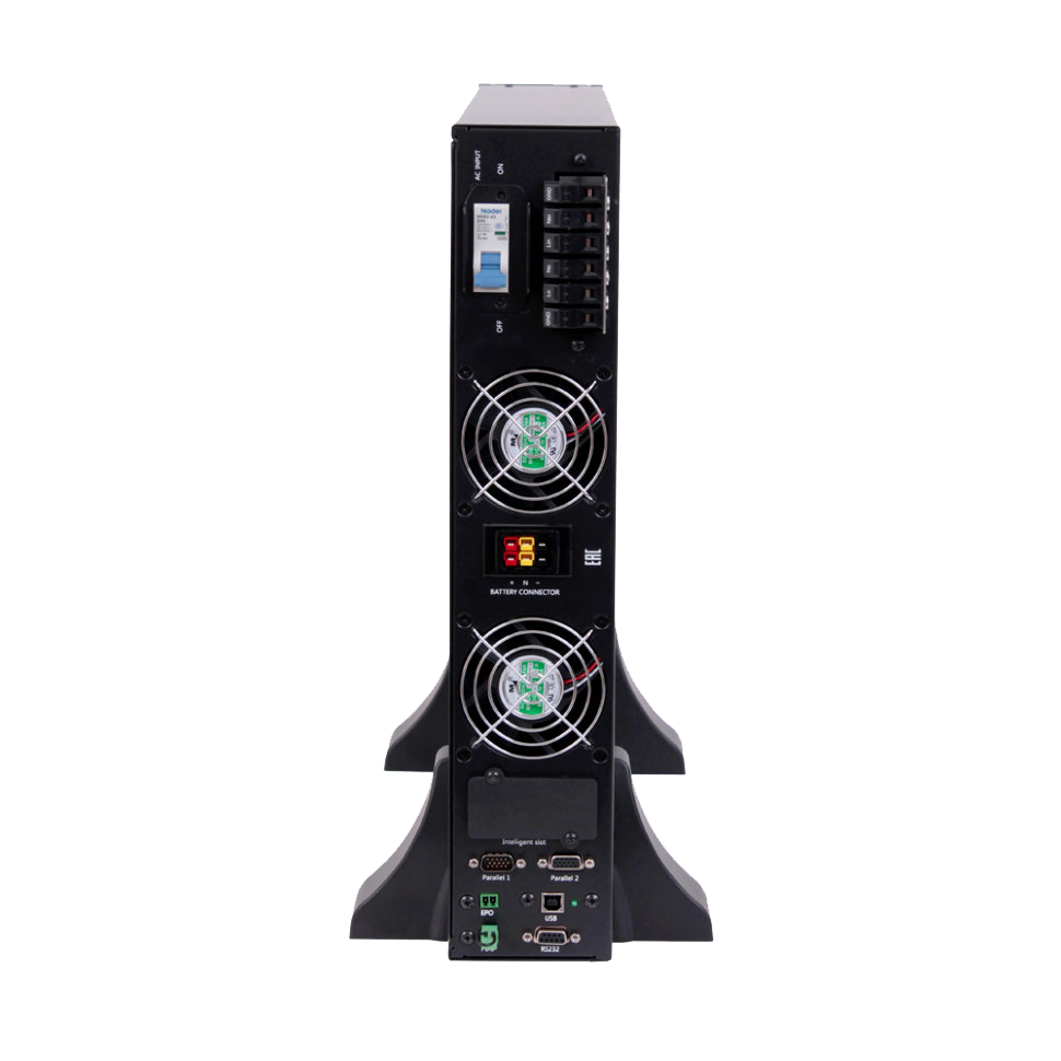 Источник бесперебойного питания Rack/Tower KU9106-RT HIDEN, 6000VA/5400W, внешние АКБ