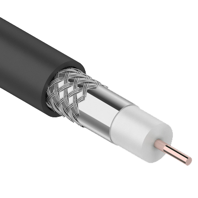 Кабель RG-6U Proconnect, d=0.9 мм, черный, 100 м